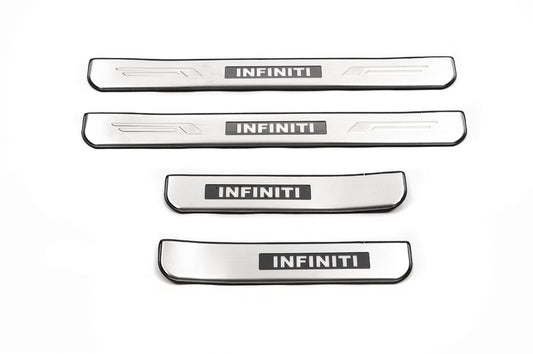 Door Sill Covers Libao (Plastic) for Infiniti QX70 2013-2019 - image 2