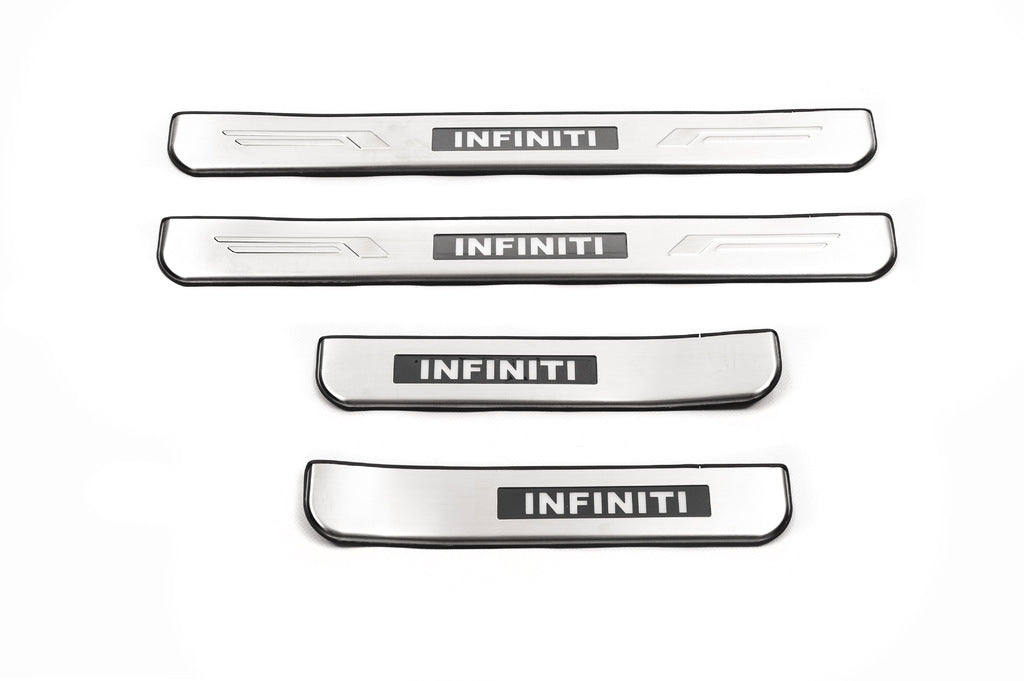 Door Sill Covers Libao (Plastic) for Infiniti QX70 2013-2019 - image 2