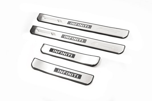 Door Sill Covers Libao (Plastic) for Infiniti QX70 2013-2019 - image 1