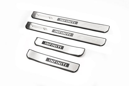 Door Sill Covers Libao (Plastic) for Infiniti QX70 2013-2019 - image 1