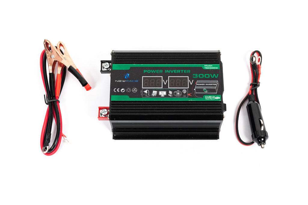 Car Power Inverter (220V/USB/300W) TED300W - image 1