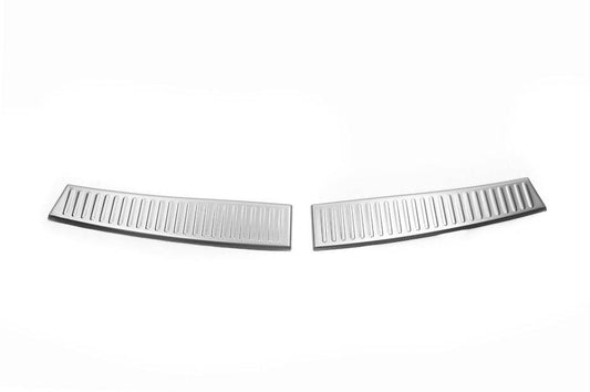 Trunk sill Libao 2008-2012 (2 pcs, stainless steel) for Mercedes GLK class X204 - Reelken Auto