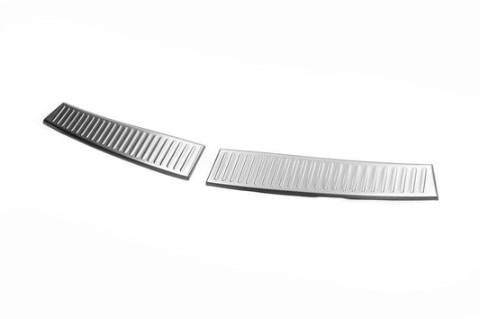 Trunk sill Libao 2008-2012 (2 pcs, stainless steel) for Mercedes GLK class X204 - Reelken Auto