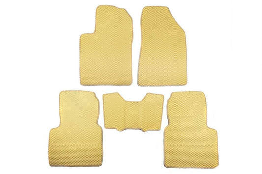 Polyurethane mats (EVA, beige) for Hyundai Grandeur 2005-2011 - Reelken Auto