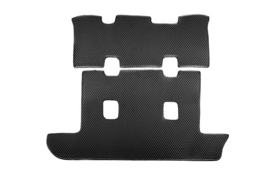 Luggage comp. floor covering 2 PC Black (EVA, 7 seats) for Toyota Land Cruiser 100 - Reelken Auto