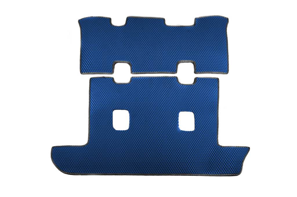 Trunk mat 2 pcs. Blue (EVA, 7 seats) for Toyota Land Cruiser 100 - Reelken Auto