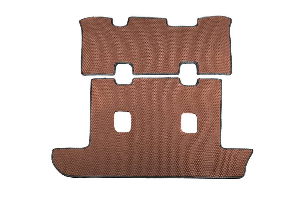 Trunk Mat 2 pcs Brick Red (EVA, 7 seats) for Toyota Land Cruiser 100 1998-2007 - image 2