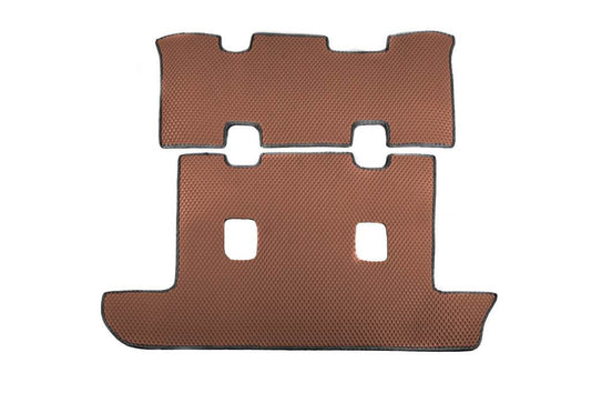 Trunk mat 2 pcs. Brick (EVA, 7 places) for Toyota Land Cruiser 100 - Reelken Auto