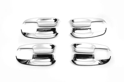 Chrome Handle Bowl Covers Libao (4 pcs, plastic) for Subaru Forester 2013-2018 - image 2