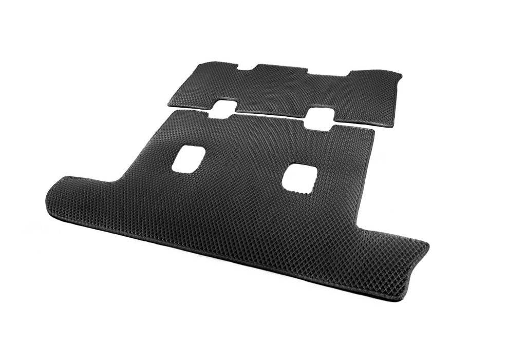 Luggage comp. floor covering 2 PC Black (EVA, 7 seats) for Lexus LX470 - Reelken Auto