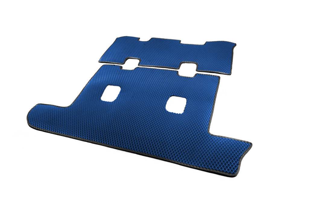 Trunk mat 2 pcs. Blue (EVA, 7 seats) for Toyota Land Cruiser 100 - Reelken Auto