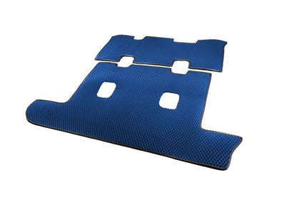 Trunk mat 2 pcs. Blue (EVA, 7 seats) for Toyota Land Cruiser 100 - Reelken Auto