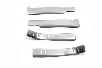 Door Sill Protectors Libao (4 pcs, Stainless Steel) for Opel Mokka 2012-2021 - image 1