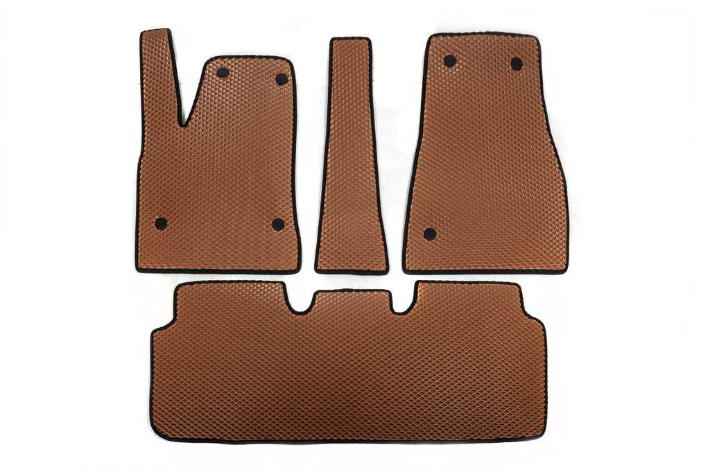 EVA mats (2012-2021, brick) for Tesla Model S - Reelken Auto