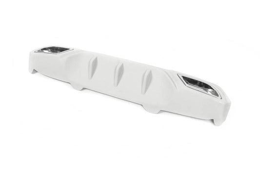 Rear bumper diffuser (Meliset, paintable) for Honda Civic Sedan X 2016-2021 - Reelken Auto