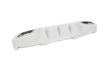 Rear bumper diffuser (Meliset, primed) for Honda Civic Sedan X 2016-2021 - image 3