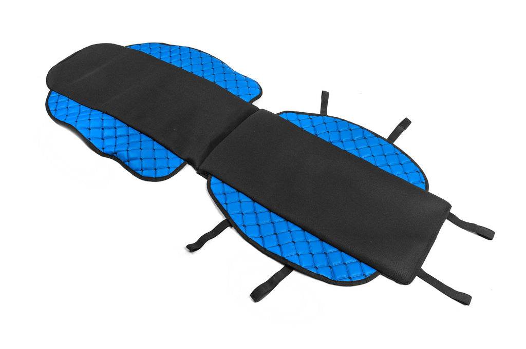 ECO seat cover and fabric (1 pc, Blue with black thread + fabric) - Reelken Auto