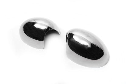 Mirror covers 2007-2014 (2 pcs, stainless steel) for Mini Clubman R55/R56 2007-2014 - Reelken Auto