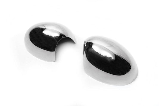 Mirror covers 2007-2014 (2 pcs, stainless steel) for Mini Clubman R55/R56 2007-2014 - Reelken Auto