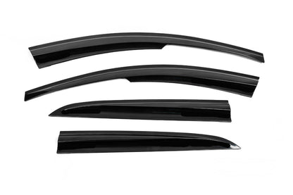 Window Deflectors (4 pcs, Sunplex Sport) for Dacia Logan II 2013-2022 - image 3