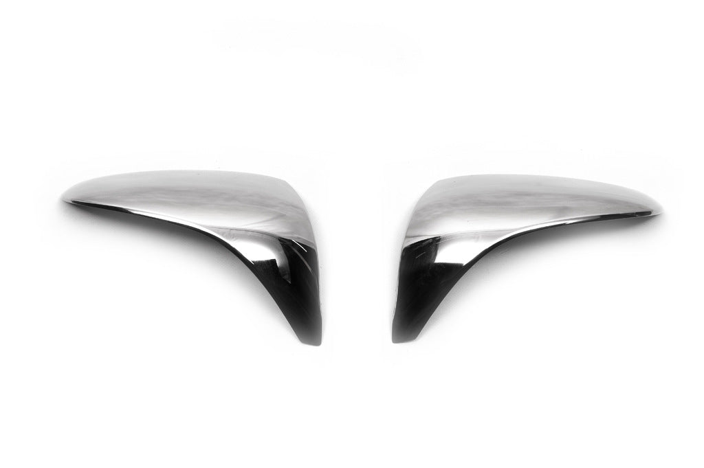 Mirror Covers (2 pcs, Stainless Steel) for Hyundai IX-35 2010-2015 - image 2
