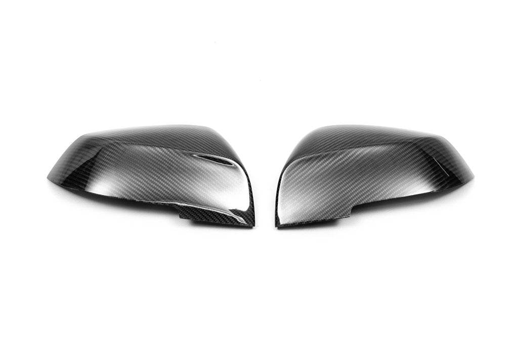 Covers for mirrors (2 pcs, natural carbon) for BMW 1 series F20/21 2011-2019 - Reelken Auto