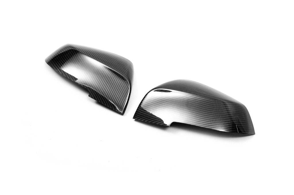 Covers for mirrors (2 pcs, natural carbon) for BMW 1 series F20/21 2011-2019 - Reelken Auto