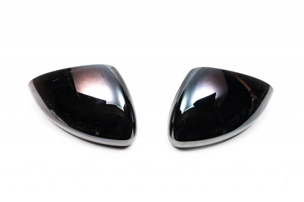 Overlay is not mirror Black chrome (2 pieces, plastic) for Fiat Tipo 2016↗ year - Reelken Auto
