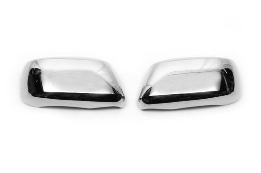 Covers for mirrors (2 pcs, stainless steel.) for Nissan Pathfinder R51 2005-2014 - Reelken Auto