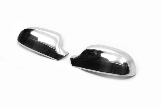 Covers for mirrors 2010-2015 (2 pcs., stainless steel) for Audi A4 B8 2007-2015 - Reelken Auto