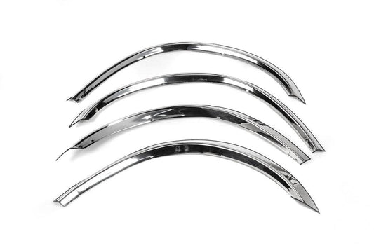 The pads on the arches (4 pieces, stainless steel) for Mercedes ML W163 - Reelken Auto