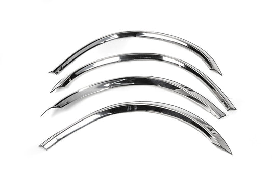 Fender flares (4 pcs, stainless steel) for Mercedes ML W163 1997-2005 - image 2
