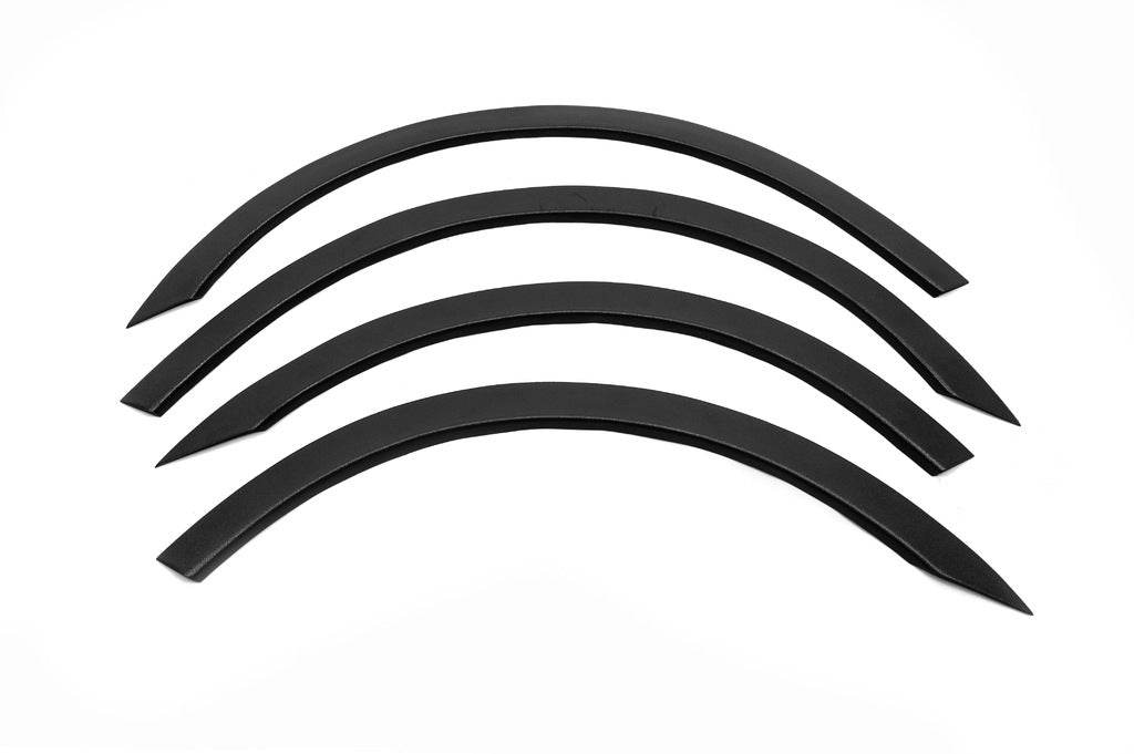 Covers for arches (4 pcs, black, ABS-plastic) for BMW 5 series E-60/61 2003-2010 - Reelken Auto