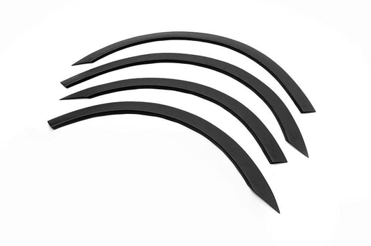 Covers for arches (4 pcs, black, ABS-plastic) for BMW 5 series E-60/61 2003-2010 - Reelken Auto