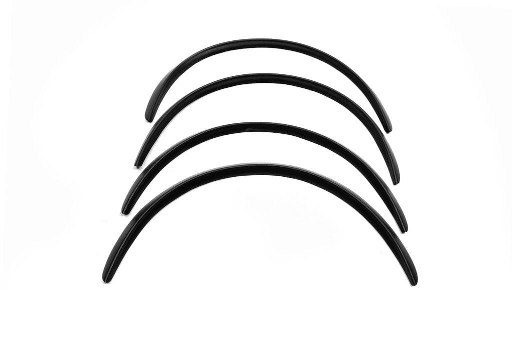 Covers for arches (4 pcs, black, ABS-plastic) for Audi A4 B6 2000-2004 - Reelken Auto
