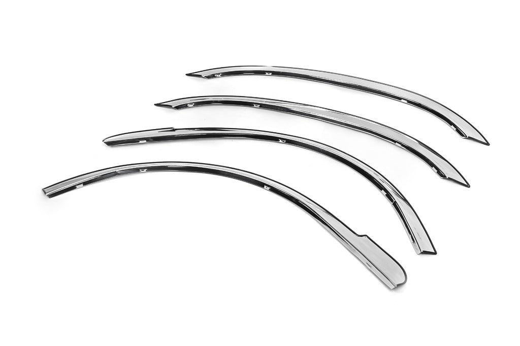 Fender flares (4 pcs, stainless steel) for Citroen Jumper 1995-2006 - image 1