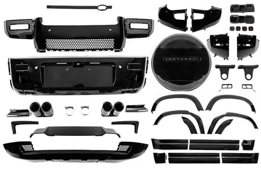 Body Kit Set (Black Edition) for Land Rover Defender 2019- - image 2