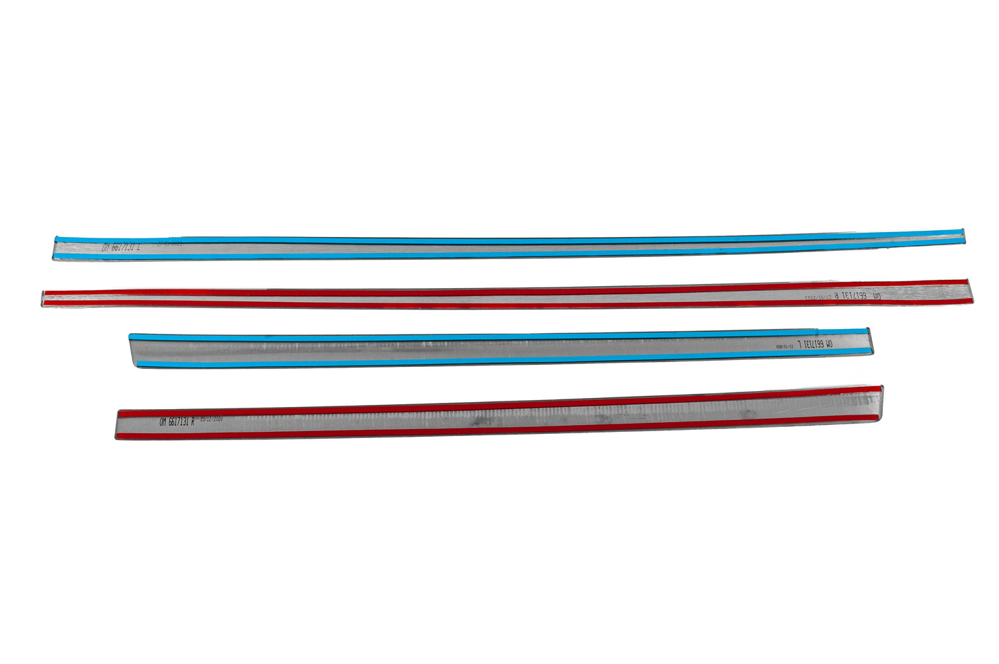 Door Mouldings OmsaLine Stainless Steel for Isuzu D-Max 2011-2019 - image 5