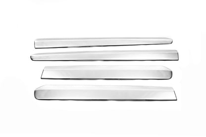 Molding door (4-piece, stainless steel.) for Fiat Doblo II 2010-2022 - image 2