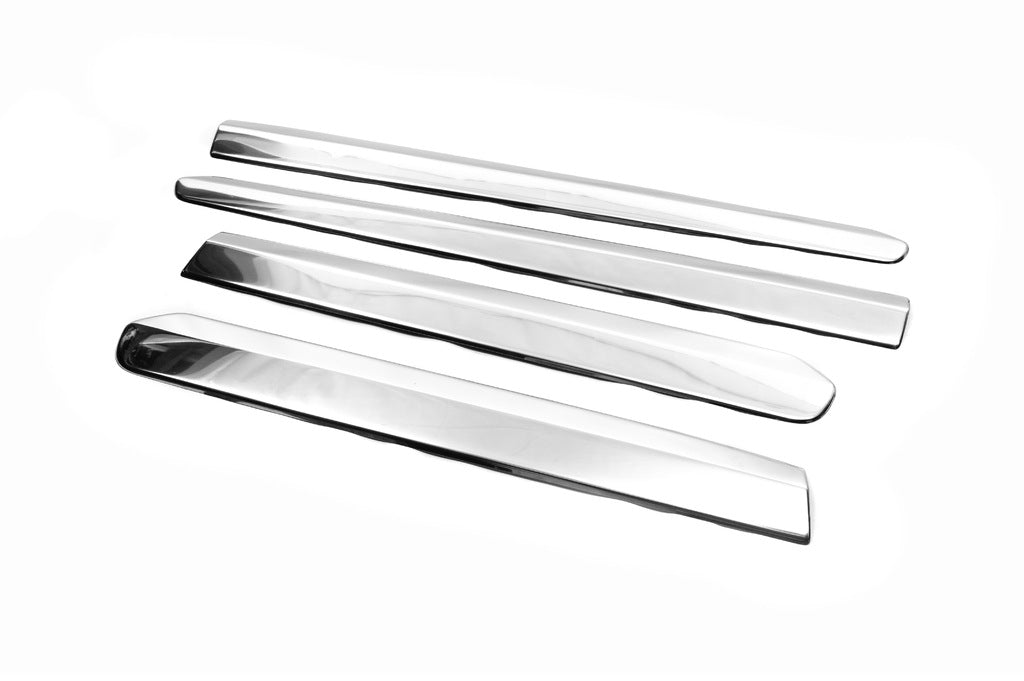 Molding door (4-piece, stainless steel.) for Fiat Doblo II 2010-2022 - image 4