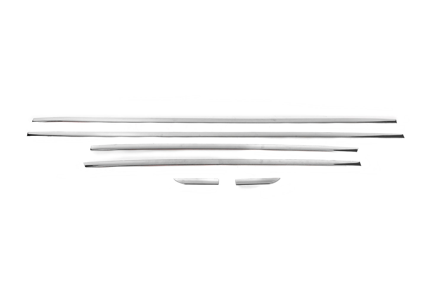 Chrome Door Moldings (6 pcs) for Audi A6 C7 2011-2017 - image 3