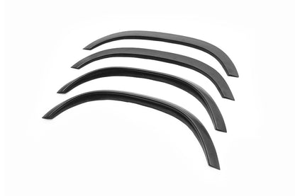 Fender flares 1989-1995 (4 pcs, black, ABS plastic) for Mercedes E-сlass W124 1984-1997 - image 4