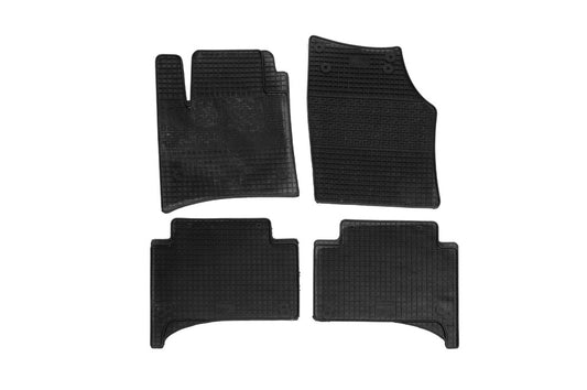 Rubber Floor Mats (4 pcs, Polytep) for Porsche Cayenne 2003-2010 - image 1