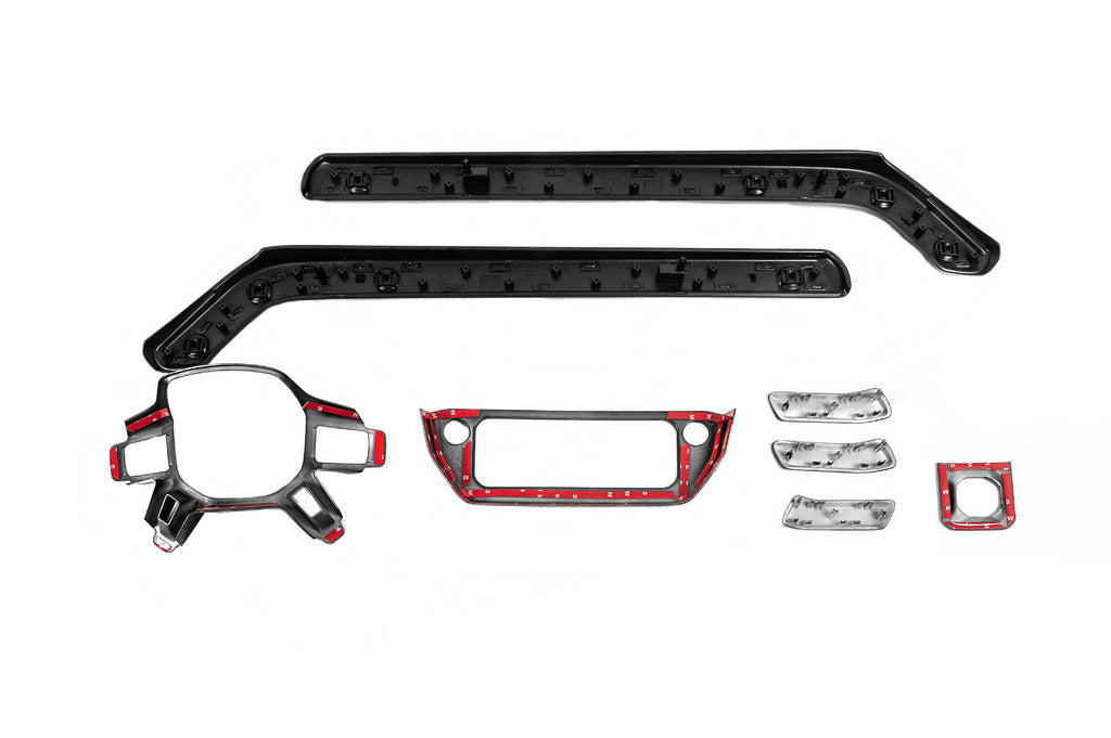 Black Interior Trim Covers for Land Rover Defender 2019- - image 9