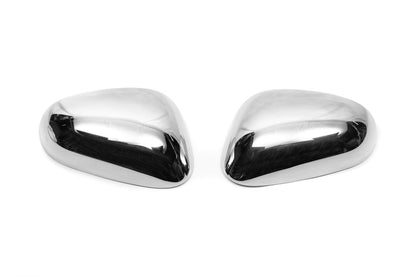 Mirror Covers (2000-2010, 2 pcs, Stainless Steel) for Seat Leon 2005-2012 - image 5