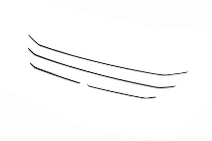 Chrome Grille Covers 2018+ (4 pcs, Stainless Steel) for Ford Custom 2013-2022 - image 3