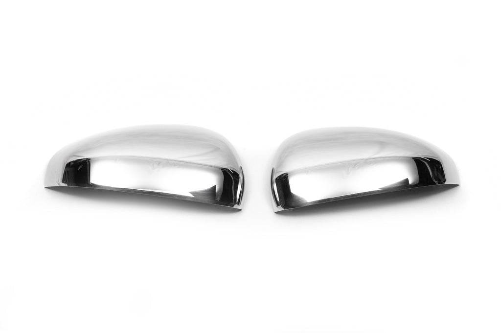 Covers for mirrors (2 pcs, stainless steel) for Toyota Avensis 2009-2018 - Reelken Auto