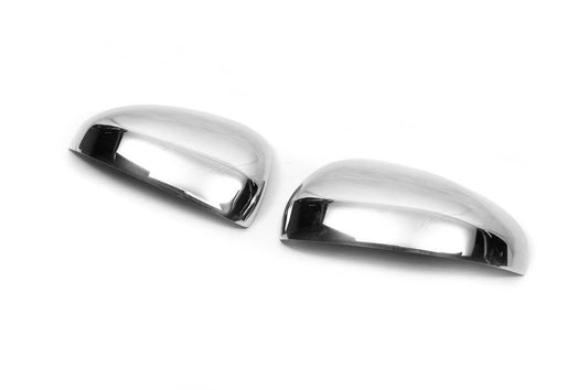 Covers for mirrors (2 pcs, stainless steel) for Toyota Avensis 2009-2018 - Reelken Auto