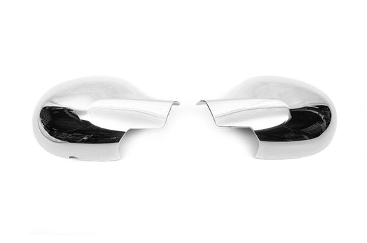 Covers for mirrors (2 pieces, stainless steel.) for Renault Symbol 2008-2013 - Reelken Auto