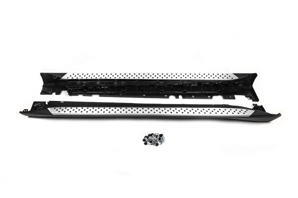 The original thresholds (2 pieces, aluminum) for BMW X6 E-71 2008-2014 - Reelken Auto